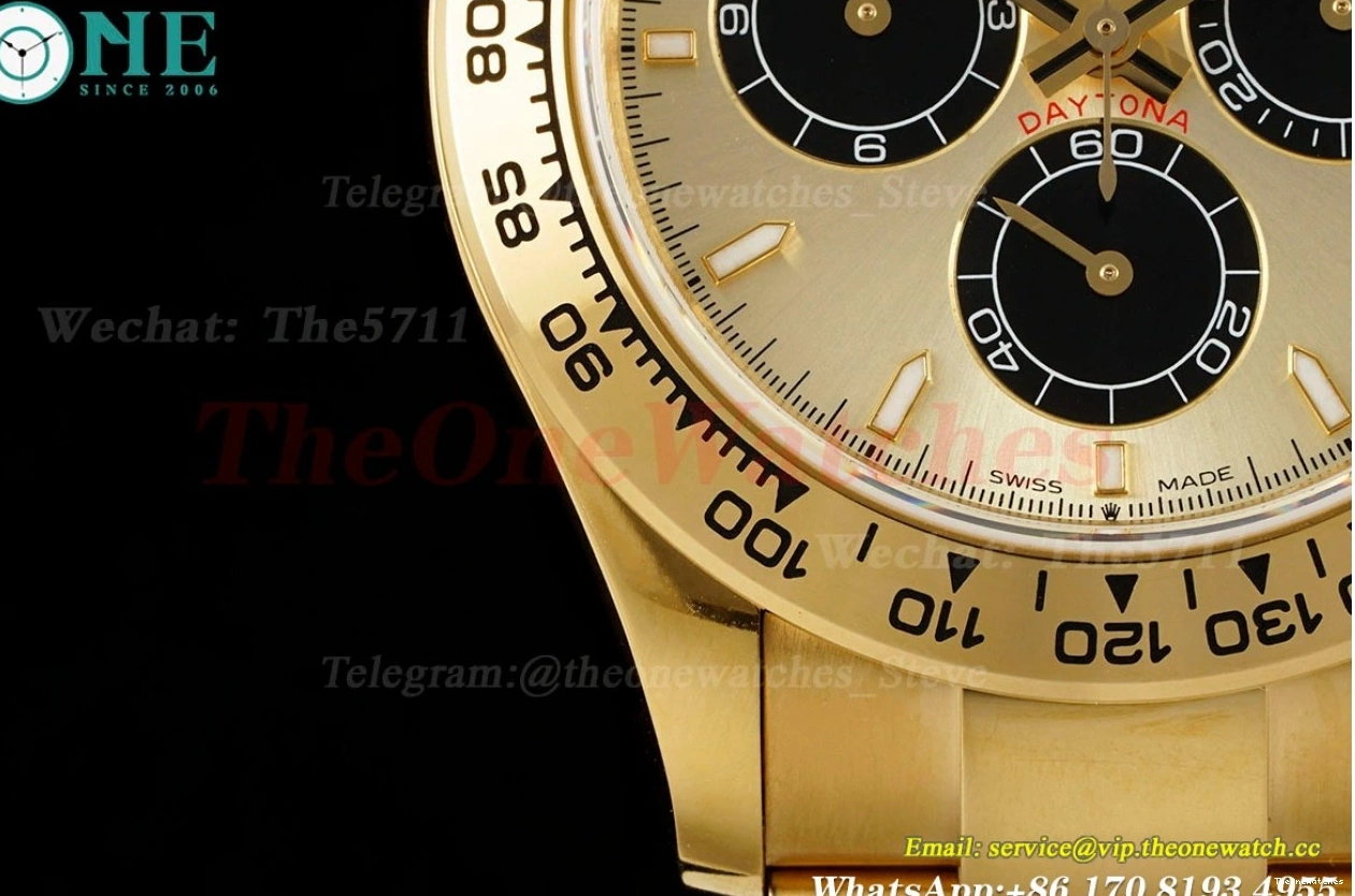 YG SH4131(Gain Daytona Blk Gold QF Weight) YG 126508 40mm 0207